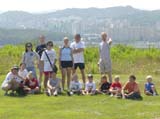 MASH 55 walker group photo atop Noeul Park